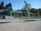 Holzfenster in der Kindertagesstätte der Universität Bremen