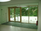 Holz-Alu-Fenster des Rathauses in der Kita "Weltentdecker" in Fulda