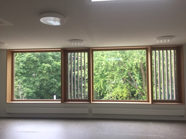 Holz-Alu-Fenster Innenansicht